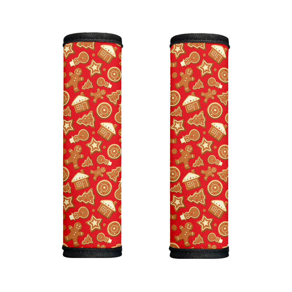 Xmas Gingerbread Pattern Print Handle Covers