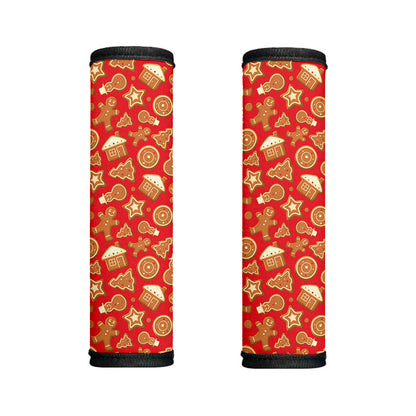 Xmas Gingerbread Pattern Print Handle Covers