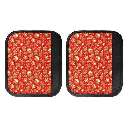 Xmas Gingerbread Pattern Print Handle Covers