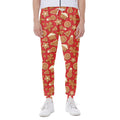 Xmas Gingerbread Pattern Print Joggers