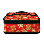 Xmas Gingerbread Pattern Print Small Lunch Bag