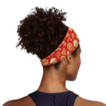 Xmas Gingerbread Pattern Print Sports Headband