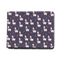 Xmas Llama Pattern Print Bifold Wallet