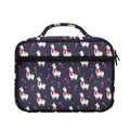 Xmas Llama Pattern Print Briefcase Bible Bag
