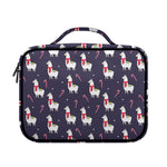 Xmas Llama Pattern Print Briefcase Bible Bag