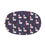 Xmas Llama Pattern Print Car Side Mirror Covers