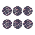 Xmas Llama Pattern Print Coaster Set