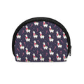 Xmas Llama Pattern Print Coin Purse