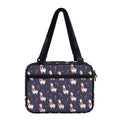 Xmas Llama Pattern Print Double Strap Bible Bag