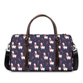 Xmas Llama Pattern Print Duffel Bag