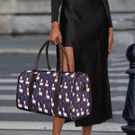 Xmas Llama Pattern Print Duffle Bag