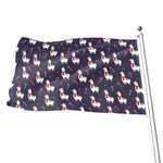 Xmas Llama Pattern Print Flag
