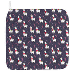Xmas Llama Pattern Print Hand Towel
