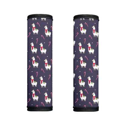 Xmas Llama Pattern Print Handle Covers