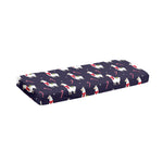 Xmas Llama Pattern Print Piano Keyboard Cover
