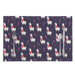 Xmas Llama Pattern Print Placemat