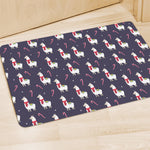 Xmas Llama Pattern Print Polyester Doormat