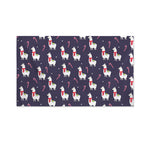 Xmas Llama Pattern Print Polyester Flag