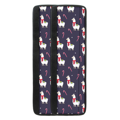 Xmas Llama Pattern Print Refrigerator Handle Covers