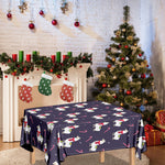 Xmas Llama Pattern Print Tablecloth