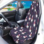 Xmas Llama Pattern Print Waterproof Car Seat Cover