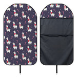 Xmas Llama Pattern Print Waterproof Car Seat Cover