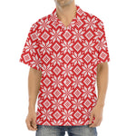 Xmas Nordic Knitted Pattern Print Aloha Shirt