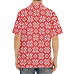 Xmas Nordic Knitted Pattern Print Aloha Shirt