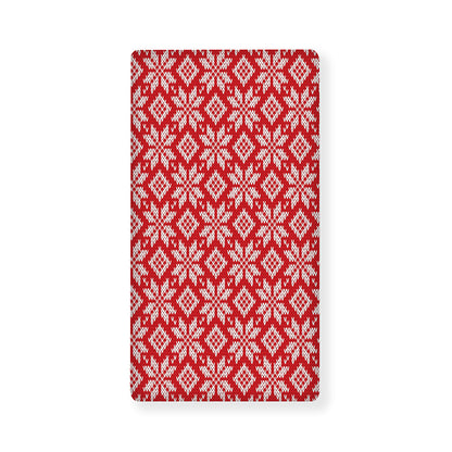Xmas Nordic Knitted Pattern Print Baby Crib Sheet