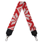 Xmas Nordic Knitted Pattern Print Bag Strap