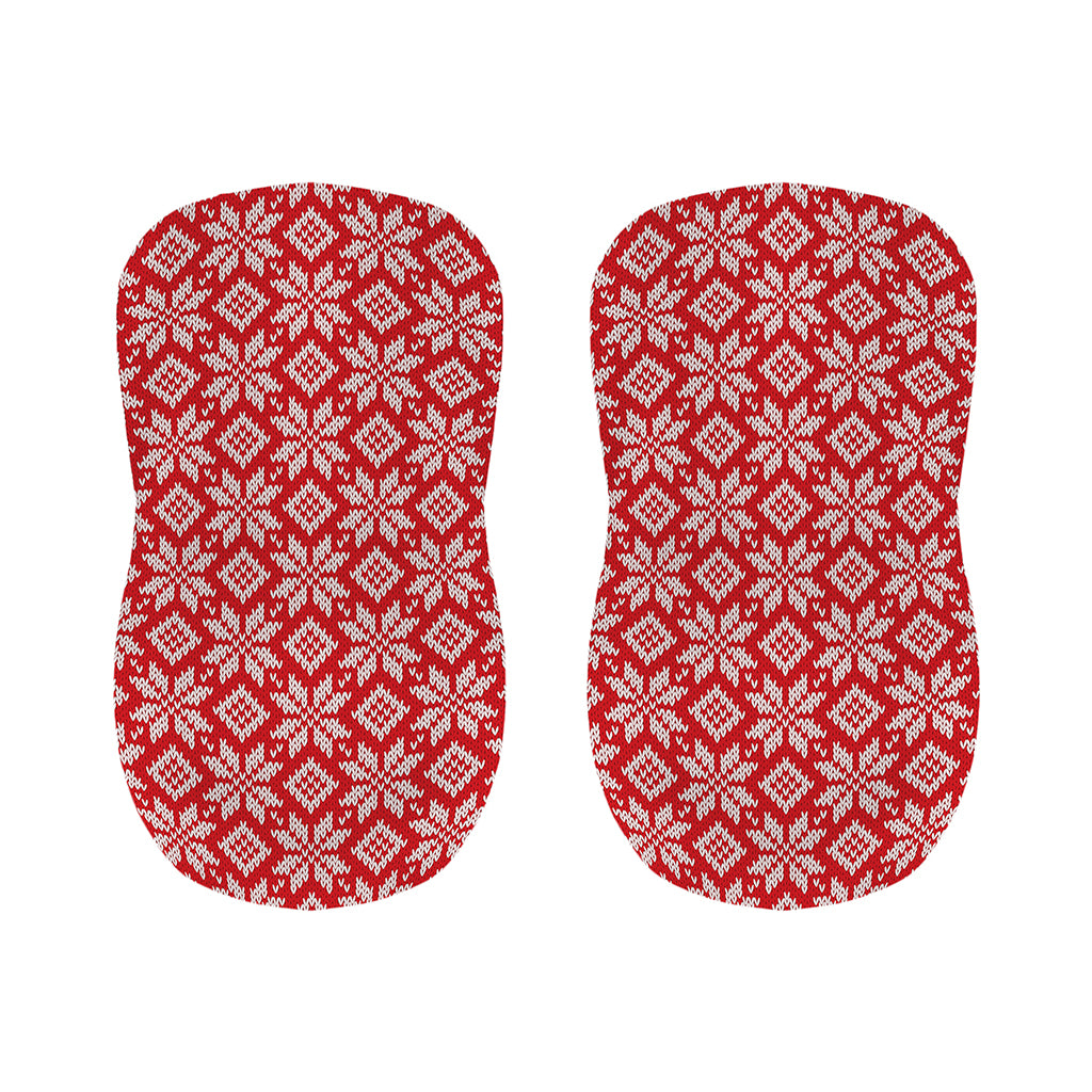 Xmas Nordic Knitted Pattern Print Bar Stool Covers