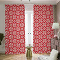 Xmas Nordic Knitted Pattern Print Dimout Pencil Pleat Curtains
