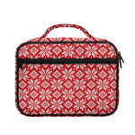 Xmas Nordic Knitted Pattern Print Briefcase Bible Bag