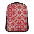 Xmas Nordic Knitted Pattern Print Casual Backpack