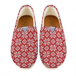 Xmas Nordic Knitted Pattern Print Casual Shoes