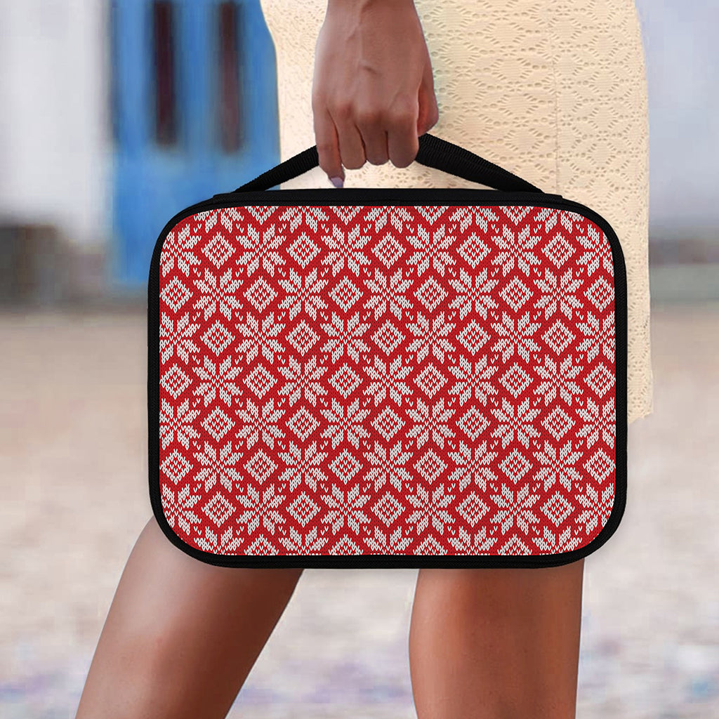 Xmas Nordic Knitted Pattern Print Classic Bible Case