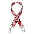 Xmas Nordic Knitted Pattern Print Dog Seat Belt