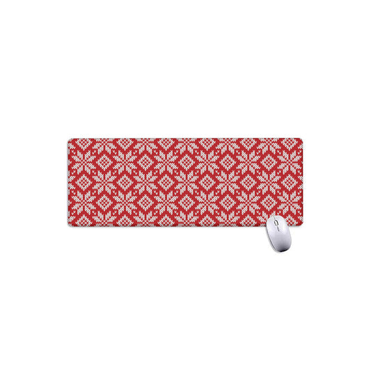 Xmas Nordic Knitted Pattern Print Extended Mouse Pad