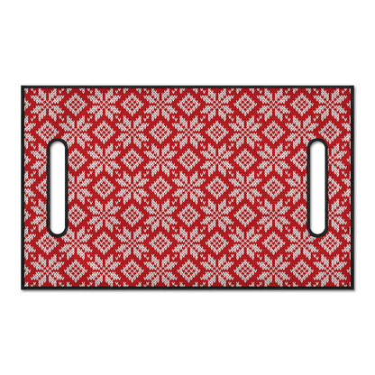Xmas Nordic Knitted Pattern Print Golf Cart Seat Cover