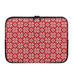 Xmas Nordic Knitted Pattern Print Laptop Sleeve