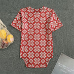 Xmas Nordic Knitted Pattern Print Men's Bodysuit