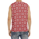Xmas Nordic Knitted Pattern Print Men's Fitness Tank Top