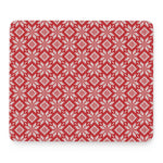 Xmas Nordic Knitted Pattern Print Mouse Pad
