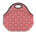 Xmas Nordic Knitted Pattern Print Neoprene Lunch Bag