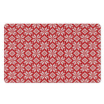 Xmas Nordic Knitted Pattern Print Polyester Doormat