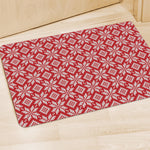 Xmas Nordic Knitted Pattern Print Polyester Doormat