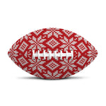 Xmas Nordic Knitted Pattern Print Rugby Ball