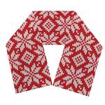 Xmas Nordic Knitted Pattern Print Scarf