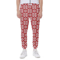 Xmas Nordic Knitted Pattern Print Joggers