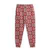 Xmas Nordic Knitted Pattern Print Sweatpants